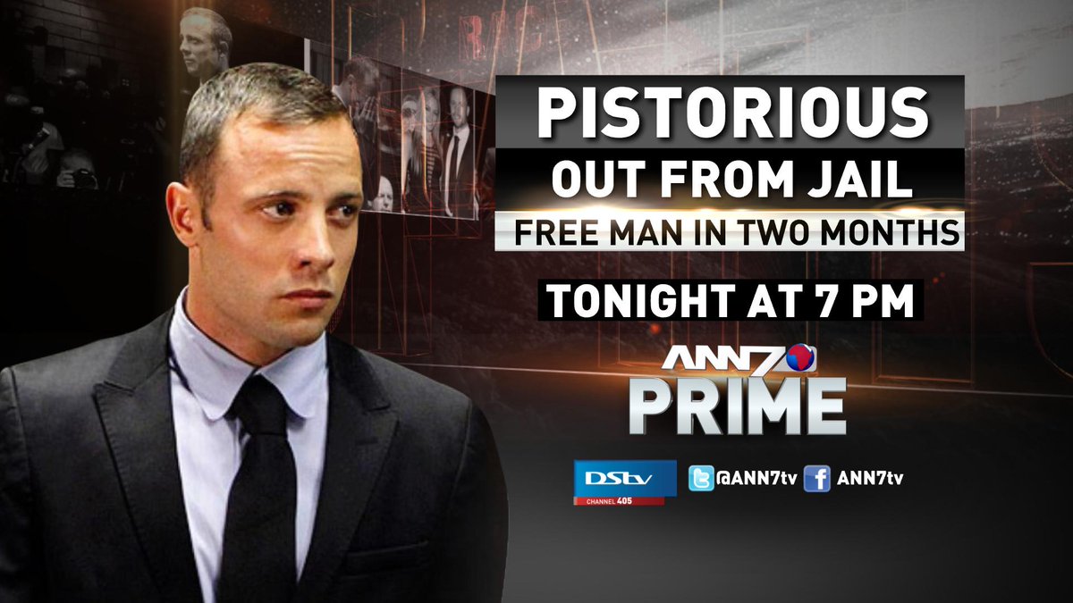 DripDripSplash1's tweet photo. TONIGHT on #ANN7Prime _ Pistorious out from jail _ @OscarPistorius @NzingaQ @The_New_Age #DSTVChannel405 http://t.co/ltfhX1dXLF