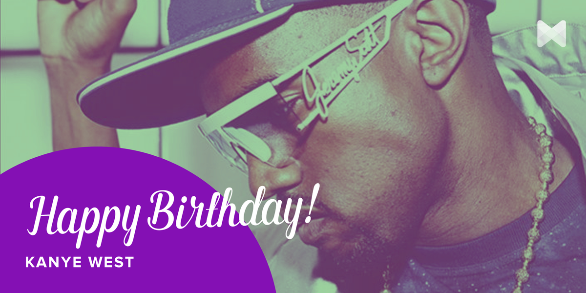 Musixmatch's tweet photo. Happy birthday @kanyewest! http://t.co/jaQZf0slz7
