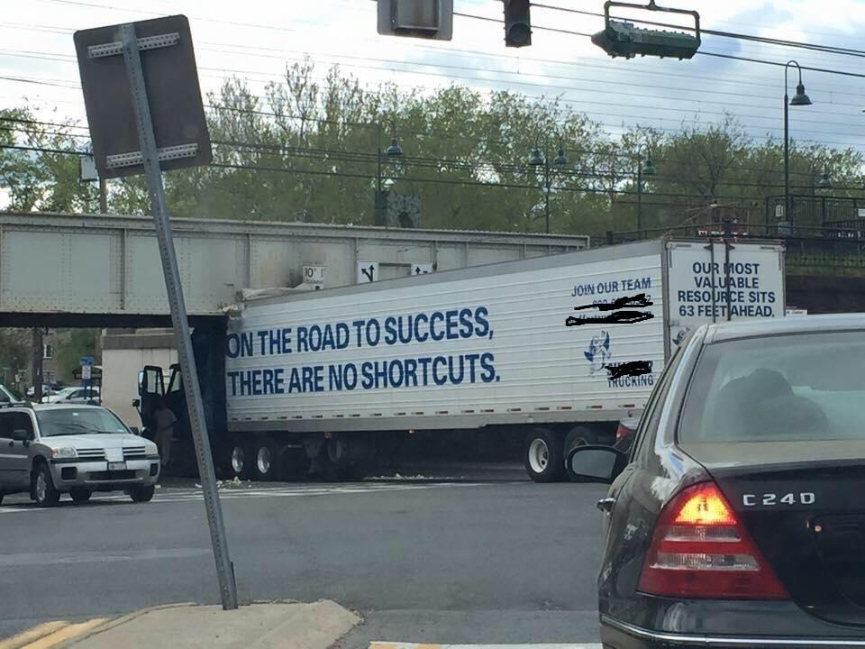 cvanrij's tweet photo. No shortcut to success ;-) http://t.co/Z7rU8atCBQ