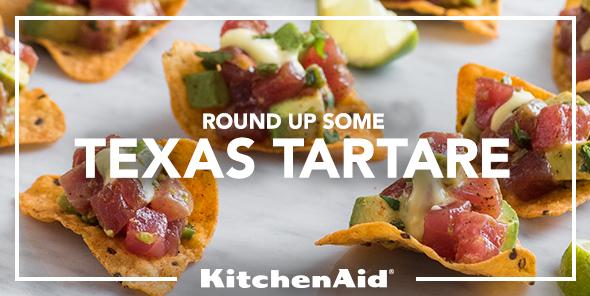 KitchenAidUSA's tweet photo. Go bold with Tex-Mex Spiced Tuna Tartare w/ Jalapeño Aioli from @wellplated: http://t.co/pHhuR5ssuu #moretomake http://t.co/5i4YpmRHS3