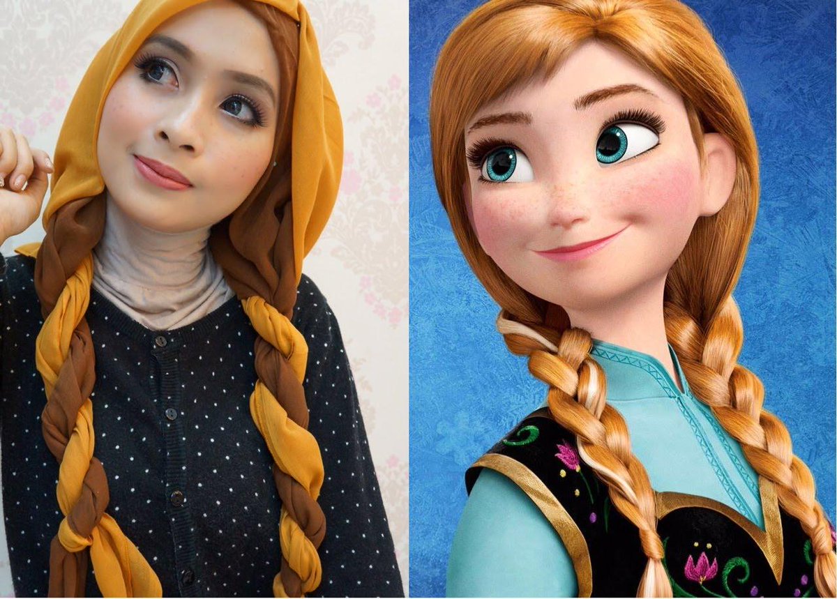 hijab frozen