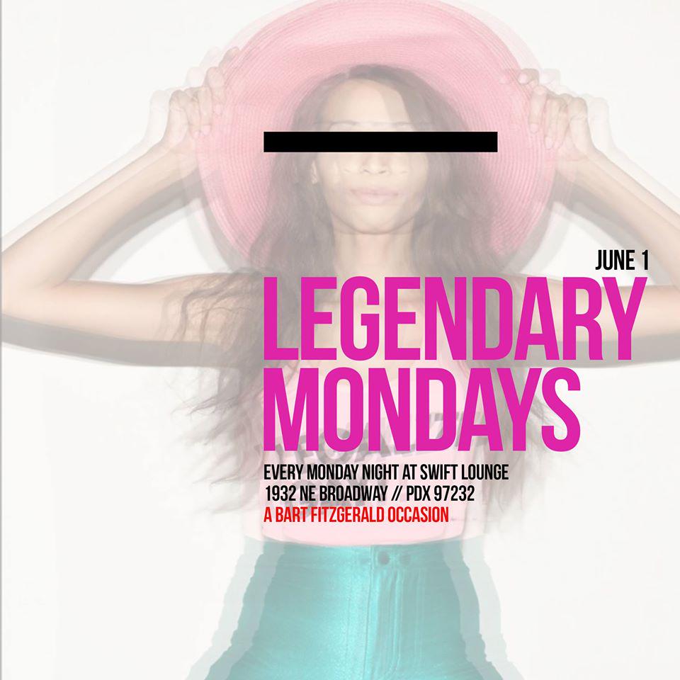 SwiftLoungePDX's tweet photo. 2nd installment of LEGENDARY MONDAYS w. DJ FERRIS from SMUT VINTAGE #pdxpride + NEW SUMMER MENU starting off tonight http://t.co/drdcnEvzTm