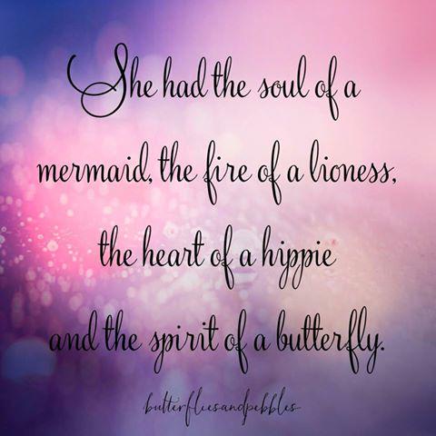 Cerridwensheart's tweet image. #Love the women that have the soul of a mermaid, the fire of a lioness, the heart of a hippie &amp;amp; spirit of a butterfly