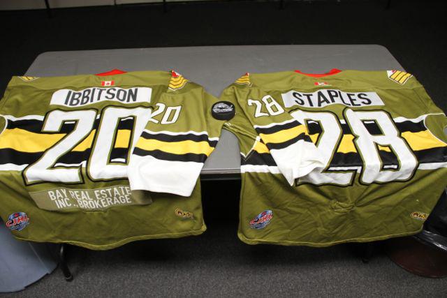 VoodoosNOJHL's tweet photo. The jerseys of our first two key re-signings of the season @NOJHL http://t.co/Kk2Ojpx6Sq