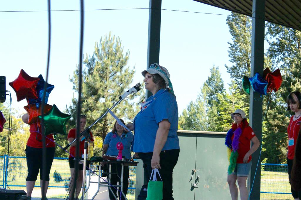 Brown Owl gave a great speech at Rally in the Valley, our brownies are lucky to have a great role model! #friendship