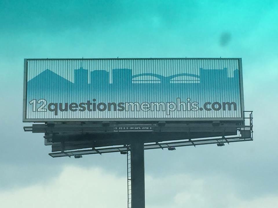 12questionsmem's tweet image. Have you seen our billboards around Memphis? Very cool! #12questionsmemphis