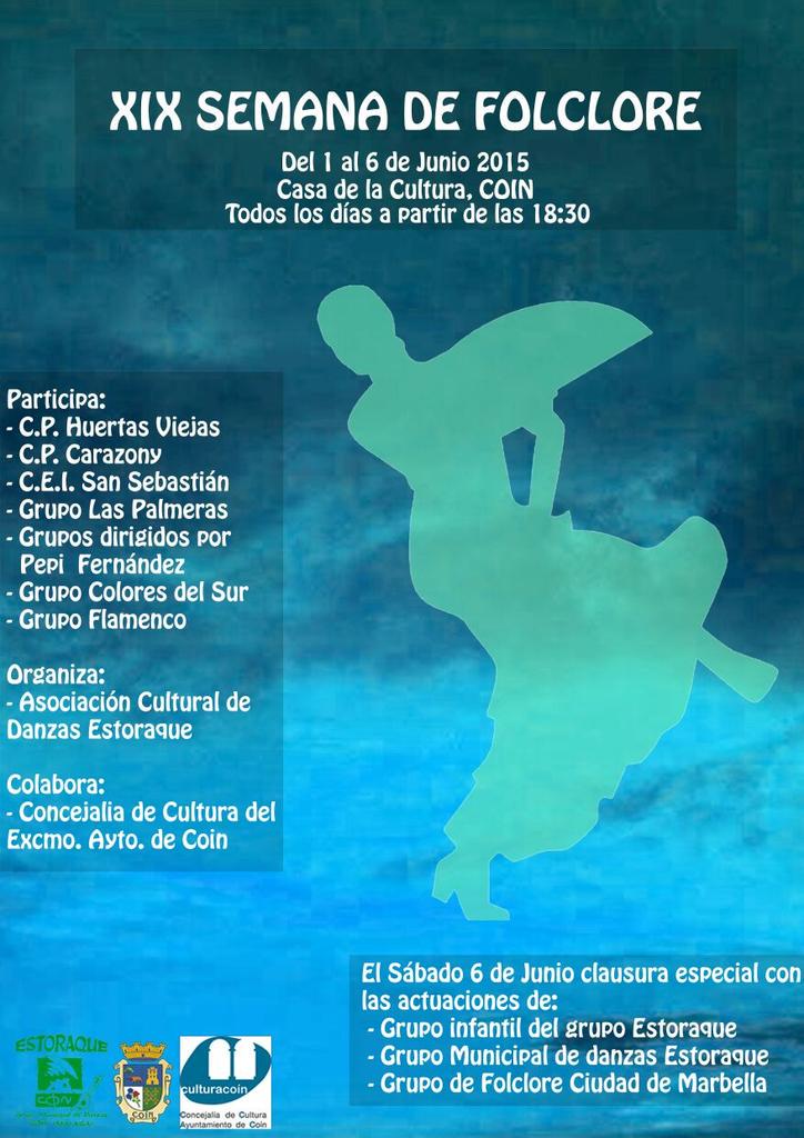 Jose_coino's tweet photo. Cartel de la XIX Semana de folclore http://t.co/Mf76Aq2vll