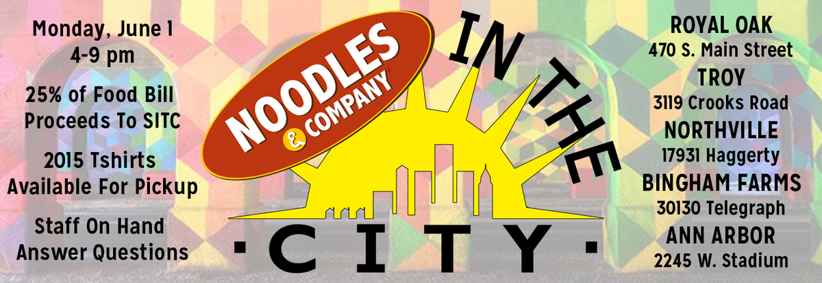 sitcdetroit's tweet photo. See you at Noodles this evening! http://t.co/9ew4KT5eOX
