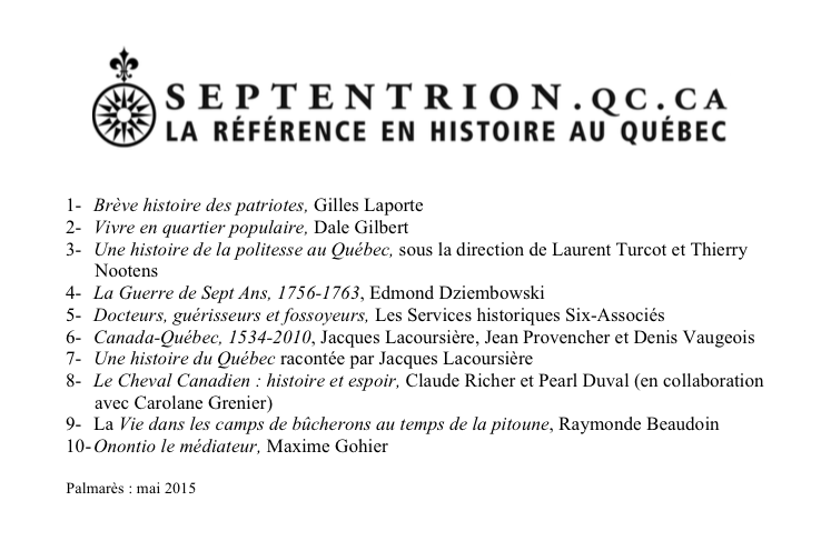 Voici nos meilleures ventes du mois de mai.