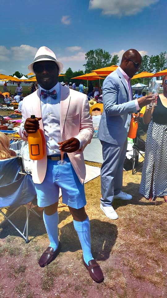 Bermy Style steals spotlight at Veuve Clicquot Polo Classic:  bit.ly/1SQtxaL #VCPoloClassic #ClicquotStyle