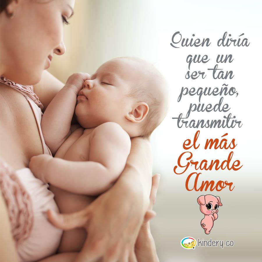 Quien diría que un ser tan pequeño, puede transmitir el más grande amor. Feliz inicio de semana para Todos.