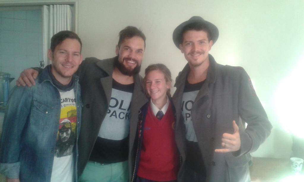 Cellie0497's tweet photo. @adamgroep @KyleGrantADAM @reynardthugo1 Was lekker om julle te ontmoet! Julle is great!!!! http://t.co/E6m4f4PKuS