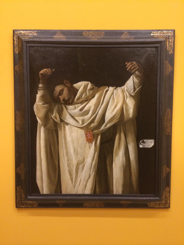 Ya tenemos aquí a San Serapio, imagen de la exposición Zurbarán: una nueva mirada #ZurbaránThyssen
