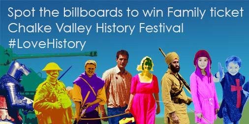 ChalkeFestival's tweet photo. Seen any #CVHF billboards yet? Tweet us a pic with hashtag #LoveHistory to win a ticket! http://t.co/YozZAjIJiU http://t.co/SAfqjBIh5A