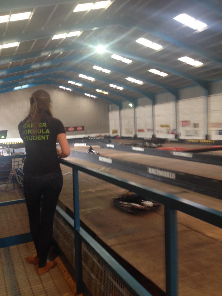 ExeterFS's tweet image. We're at @RaceworldExeter with out first group of driver  hopefuls #XRacingChallenge