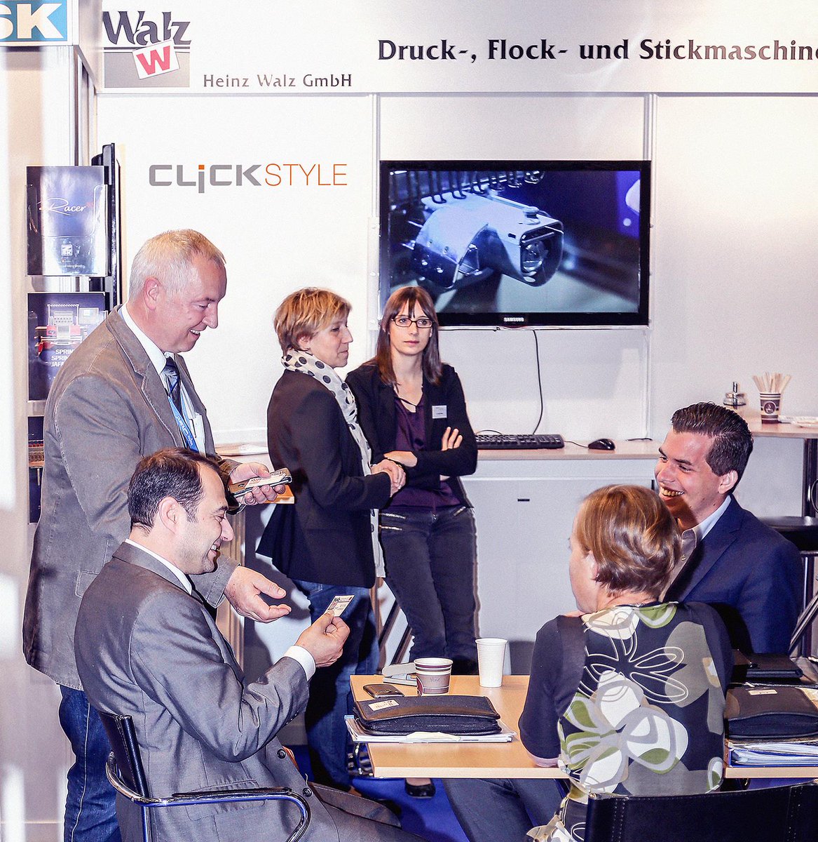 CLICKSTYLE's tweet image. Thanks to all visitors of the Heinz Walz GmbH booth at FESPA Fabric 2015 for their interest in CLICKSTYLE