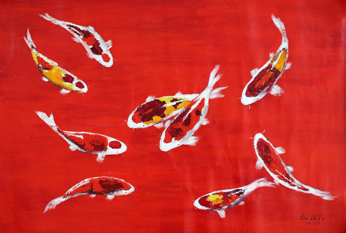 Bild des Monats Juni: RED FISHES 20% günstiger im Shop 
bit.ly/1HGtuFR    whattheart #kunst #art