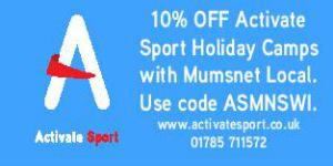 10% OFF Activate Sport Holiday Camps in #Swindon this summer!