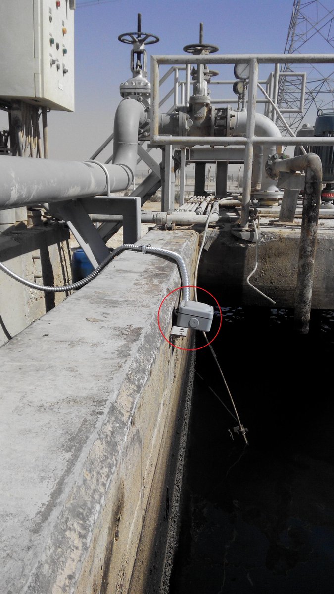 ControlDomains's tweet image. جهاز لقياس مستوي الماء والسوائل بالخزانات عن طريق الموجات الصوتية, حيث لاتوجد عوامه او اسلاك كهربائية بالخزان