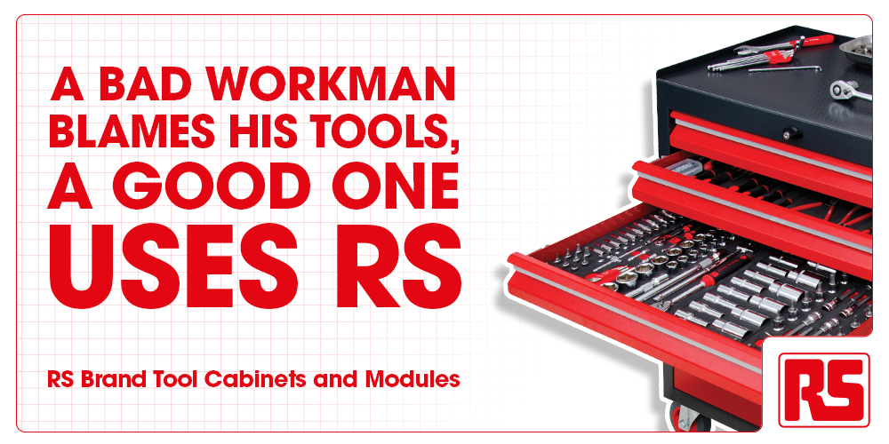 WeAreRSGroup's tweet photo. RS’ tool cabinets and tools are industry standard, leading pieces of equipment. Get yours: http://t.co/GKhd0WLBuk http://t.co/WAXFO5fQoh