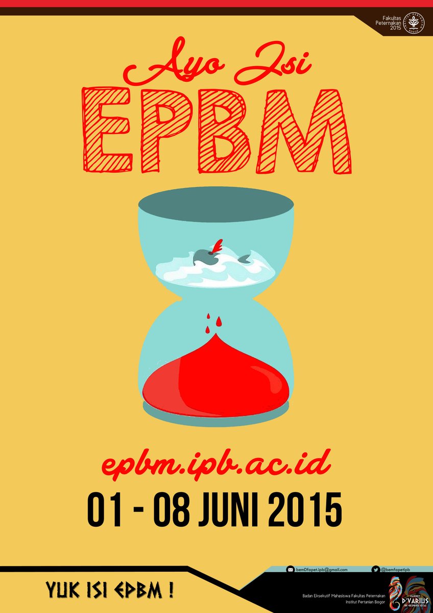 .YUK ISI EPBM! Sampai 08 JUNI 2015 pukul 18.00 WIB. <a href="/himaproteripb/">Himaproter IPB</a> <a href="/HIMASITER/">HIMASITER</a> <a href="/dpmd_ipb/">DPM-D IPB</a> <a href="/kepald/">kepald</a> <a href="/FAMMIPB/">FAMM Al An'aam</a>