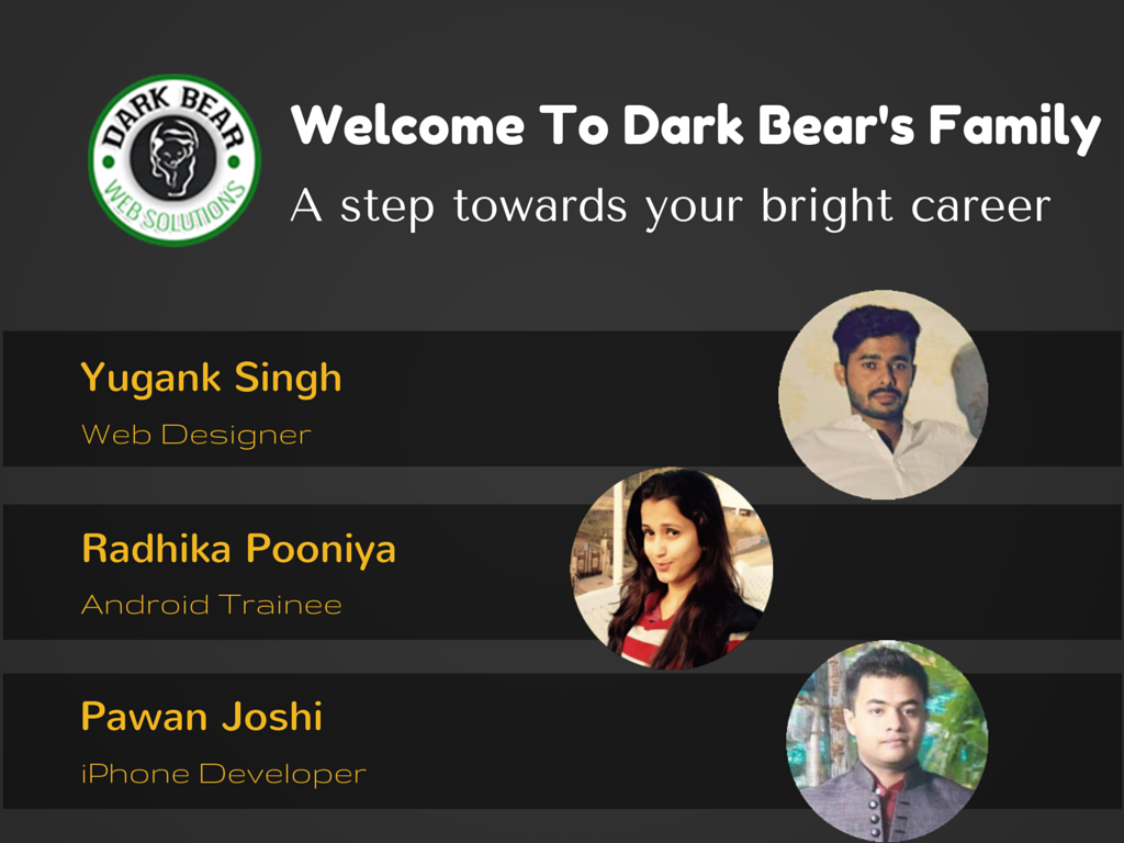 DBWebSolutionss's tweet image. Welcome To Dark Bear&apos;s Family

#WebDesigner #AndroidTrainee #iPhoneDeveloper