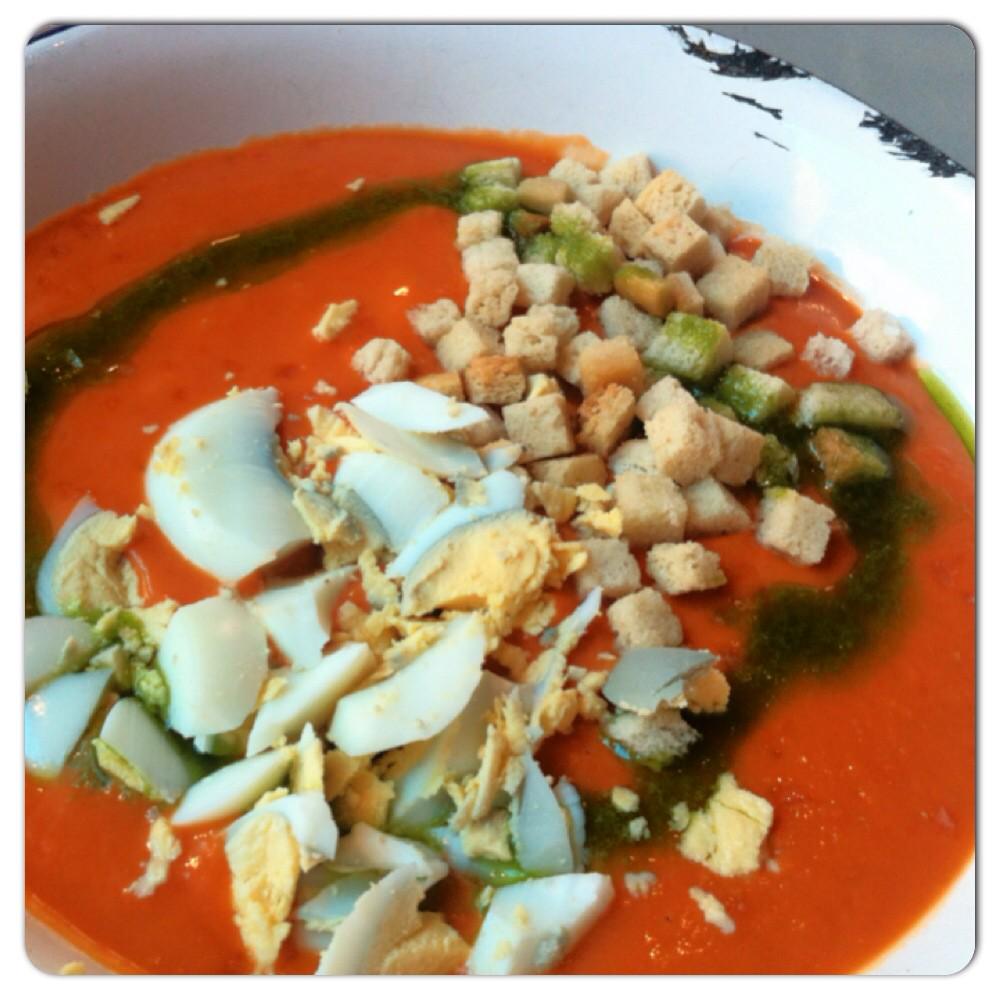 Porra antequerana, fresquita y saludable ❤ <a href="/taperiaorganica/">Astrid Tapas</a> #comidasana