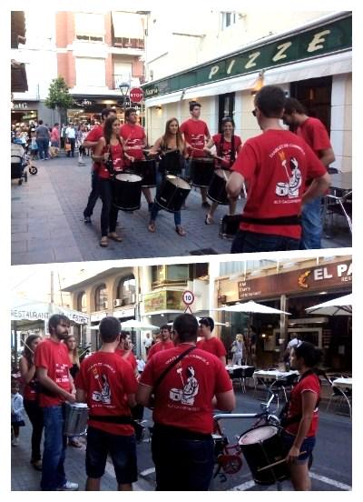 Els timbalers dels Cagarrieres inaugurant ahir la botiga de la nostra diablessa Sílvia!! #cagarrieres2015 #botiga