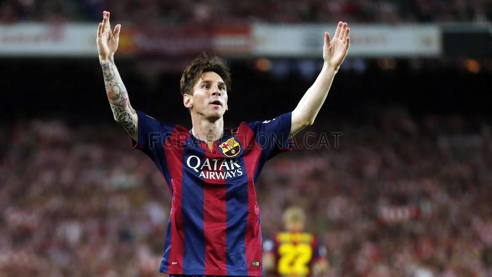 FCBarcelona_es's tweet photo. Leo #Messi: 20 goles en las 23 finales que ha jugado con el Barça http://t.co/XN69ElSOtk http://t.co/jEYCYFn0uN