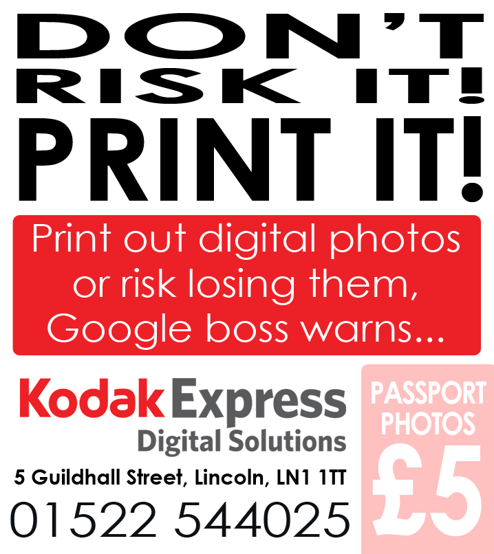 Kodak_Lincoln's tweet image. Don't risk it! Print it! Print out digital photos or risk losing them, Google boss warns... #digitaldarkage