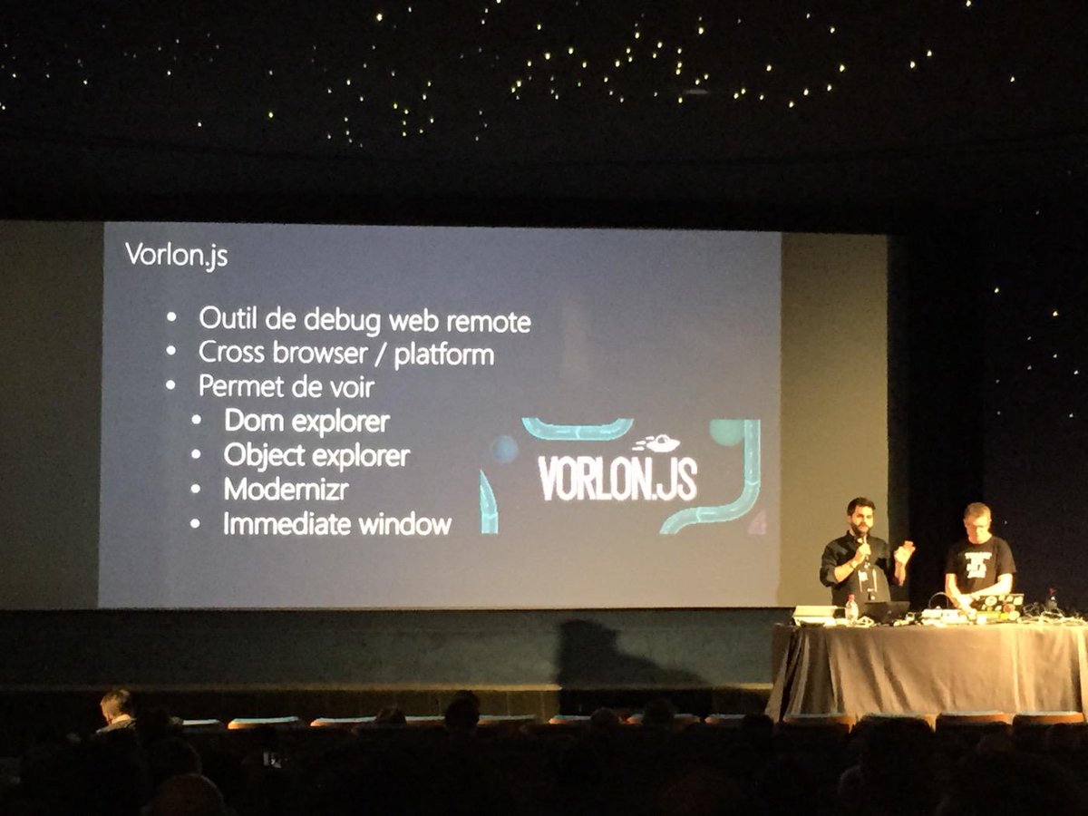 msdev_fr's tweet image. Késako #Vorlonjs? L&apos;outil expliqué au #buildtour avec nos experts! #debug #webdev #msdev