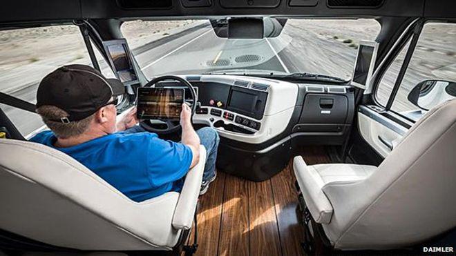 Verifreight's tweet photo. Driverless convoy: Will truckers lose out to software?  http://t.co/MmaP3FUqYI #VeriFr8 #Trucking http://t.co/HEsN2UoyOx
