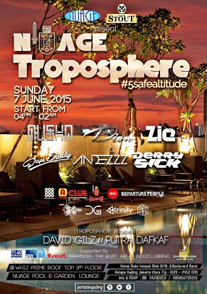 Sundy,7June2015#Nuage&amp;AnkerStoutPresent#NuageTroposphere#5safealtitude#WhizPrime#Rooftop3rdFloor#klpgading