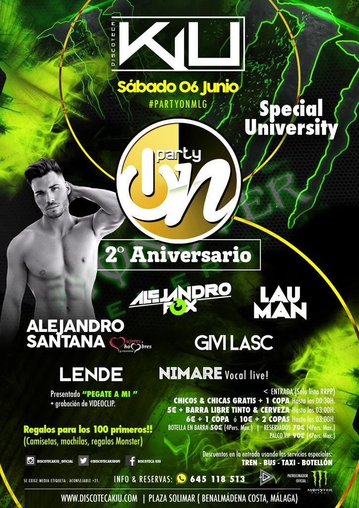 PARTYONMLG's tweet photo. 💣💣💣 BOOMMM ¿QUIERE CONOCER A ALEJANDRO SANTANA DE #myhyv

2° ANIVERSARIO @partyonmlg
@DiscotecaKiuOfi

RESERVA YA ... http://t.co/T7O1onWjtm