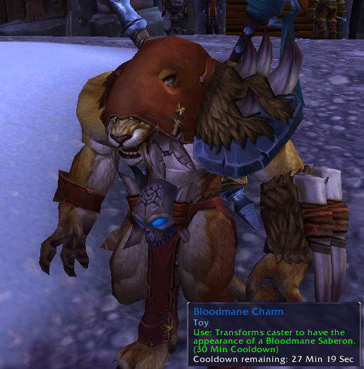 FireFaceGuys's tweet image. Just got this new toy from the rare goods vendor in Spires Arak. awesome! #WorldofWarcraft