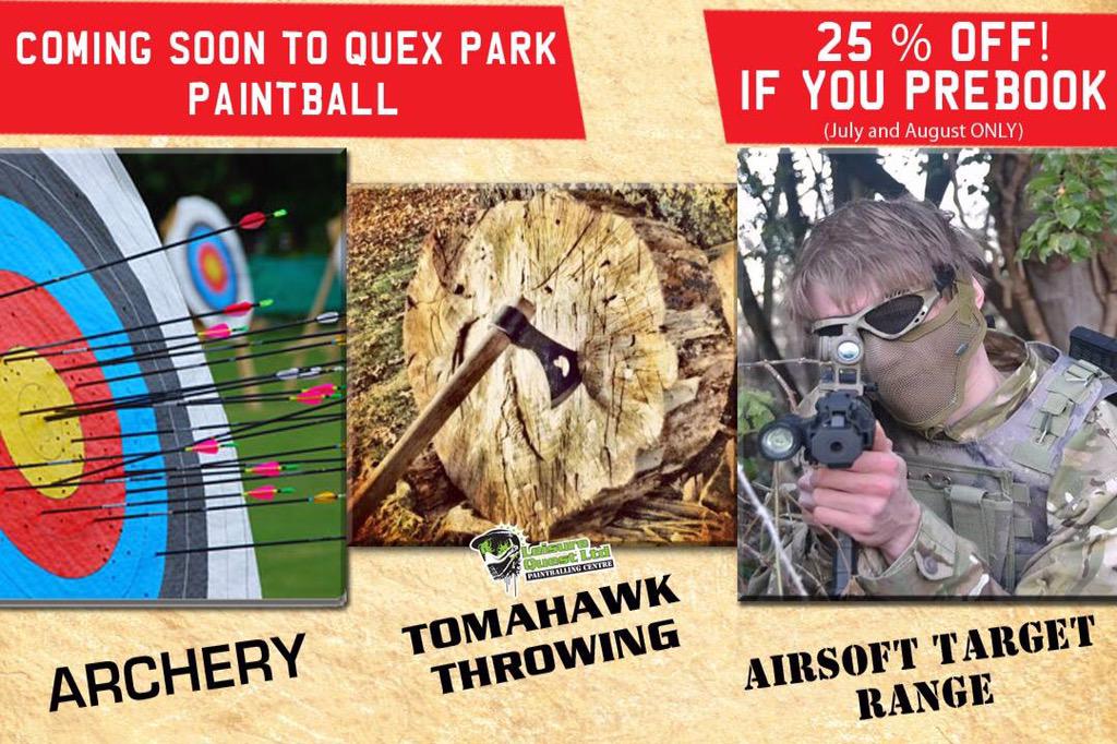 Paintballing at Quex (QuexPaintball) Twitter