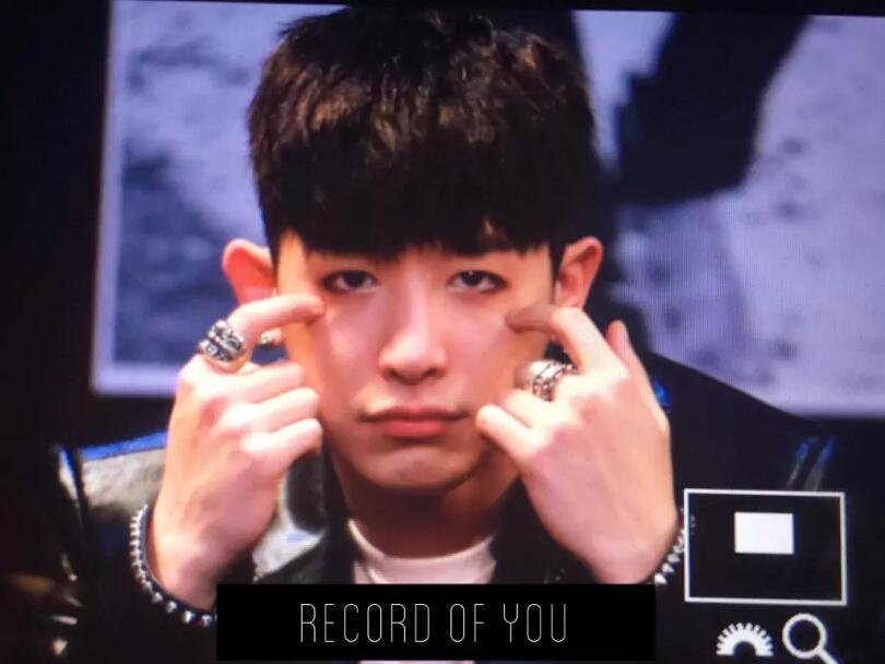 Wonho_PH's tweet photo. [FANTAKEN] 150531 #Wonho at Fan Meeting (c)930301rec http://t.co/34QxYD16Vw