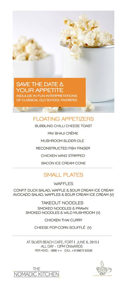 TNK_India's tweet photo. The Nomadic Kitchen is excited to host its next Pop-Up
"Old School Favourites." favourites. #memories @TheBigBhookad http://t.co/BWKP9t0xqD