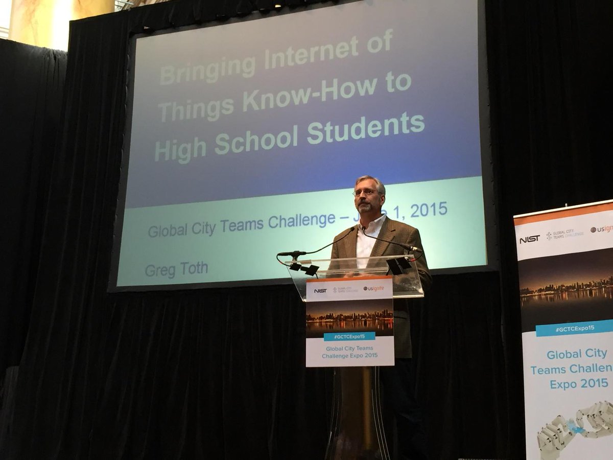 thingstitute's tweet image. First up today at #GCTCExpo15 is #Thingstitute partner Greg Toth and @iotdevlabs @iotdc