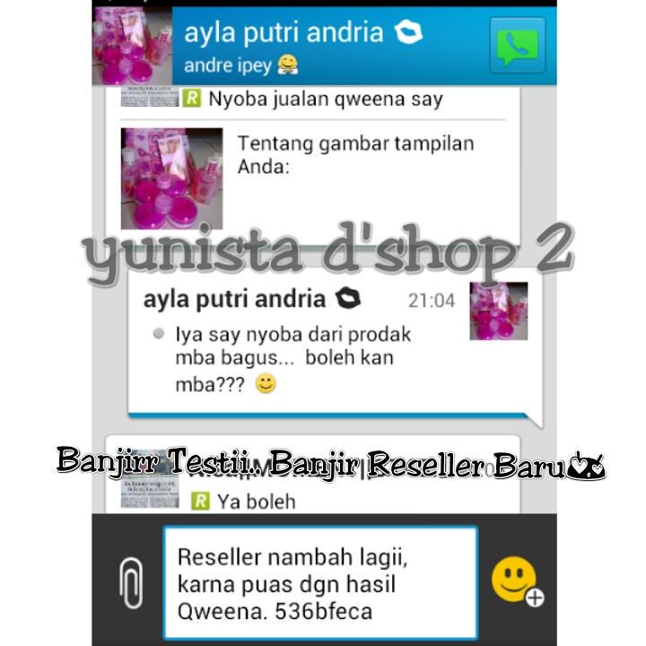 NisaQweena's tweet photo. Hasil Qweena bkn main² Reseller makin banjirr tiap hari krn puas dgn hasilnya.Cantik, kinclong,mulus. 536bfeca http://t.co/65Ntvq0v24