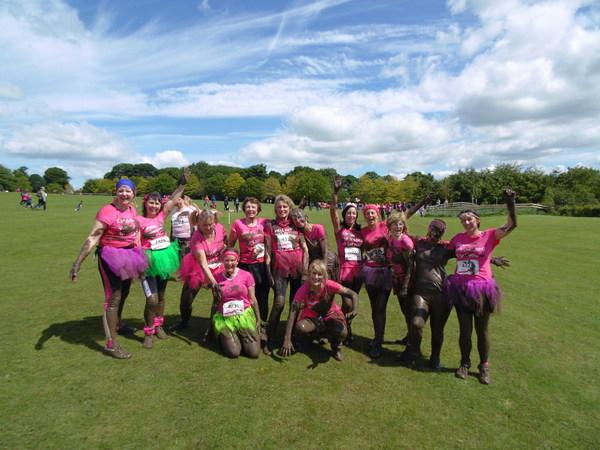 TYWGROUP's tweet photo. http://t.co/jsb0IYz5ez  bit muddy yesterday, but it was worth it 2 kick cancers BUTT. #RaceforLife #prettymuddy http://t.co/1Izps6OtBZ