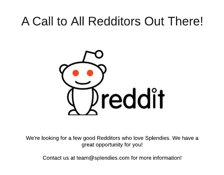 Volupties's tweet photo. Are you a Redditor? We want you! Contact us at team@volupties.com or team@splendies.com right away! http://t.co/SFU08b9FUC
