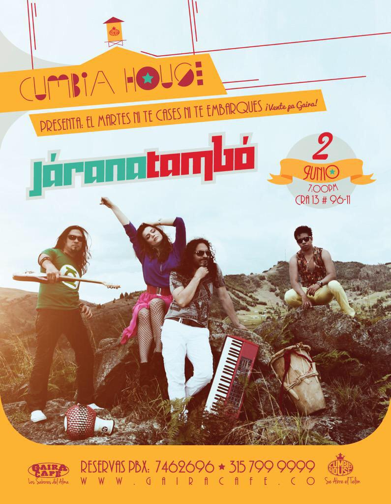 Invitados todos mañana al lanzamiento de #Candela de <a href="/Jaranatambo/">Jaranatambo</a> en el @gairacafecumbia <a href="/CaracolRadio/">Caracol Radio</a> <a href="/CaracolTV/">Caracol Televisión</a>
