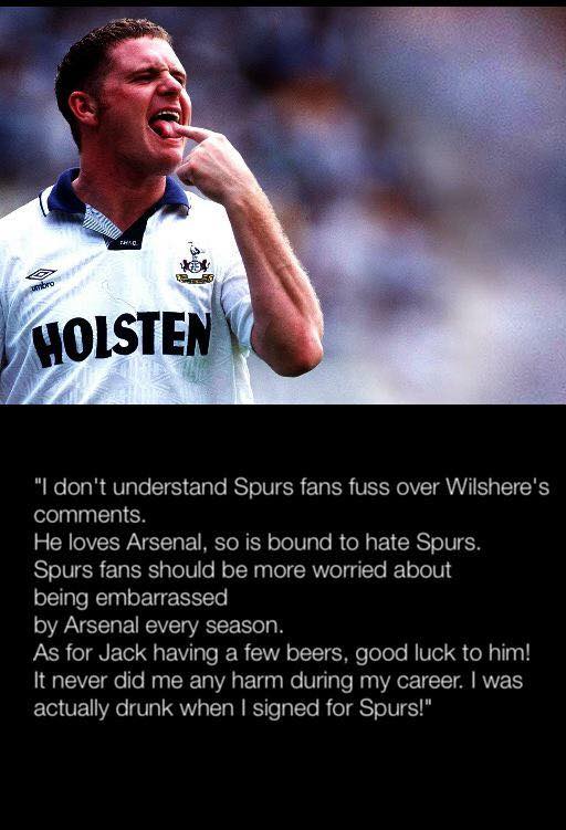 Paul Gascoigne on Spurs...