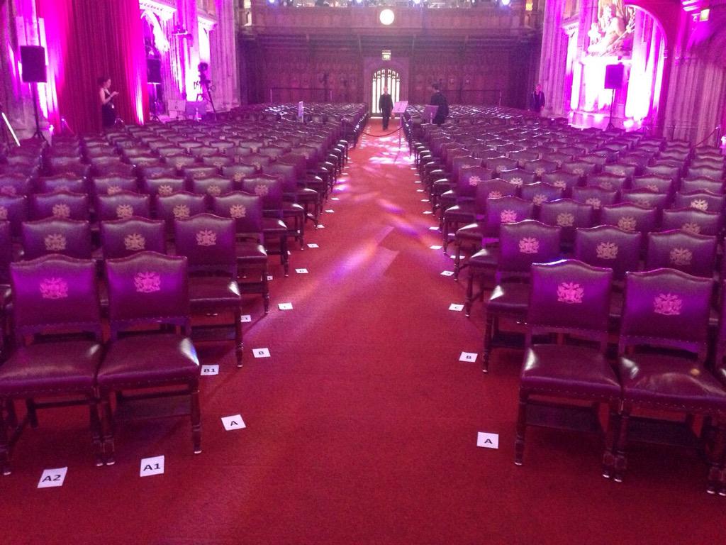 TheWorlds50Best's tweet image. Last minute preparations in the Great Hall. Not long now... #Worlds50Best