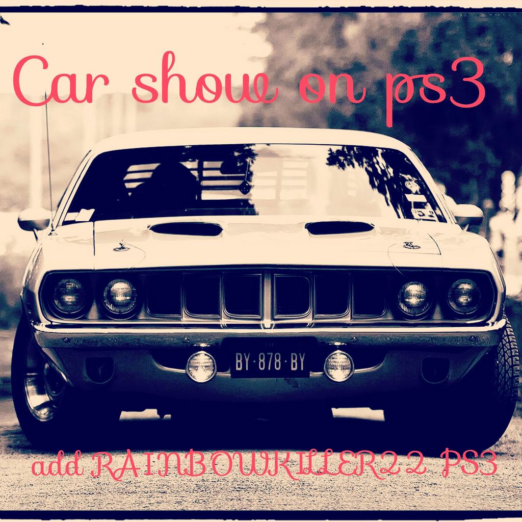 monkstunts's tweet image. Join the classic car show by adding me on ps3 RAINBOWKILLER22 IT STARTS FOR 2:00 On