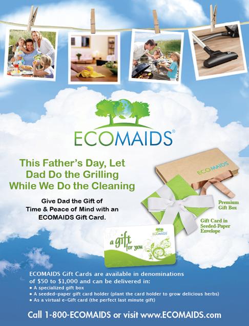 ECOMAIDS's tweet image. Give Dad a break this Father's Day with a house cleaning from ECOMAIDS!

bit.ly/1d9eS9U
