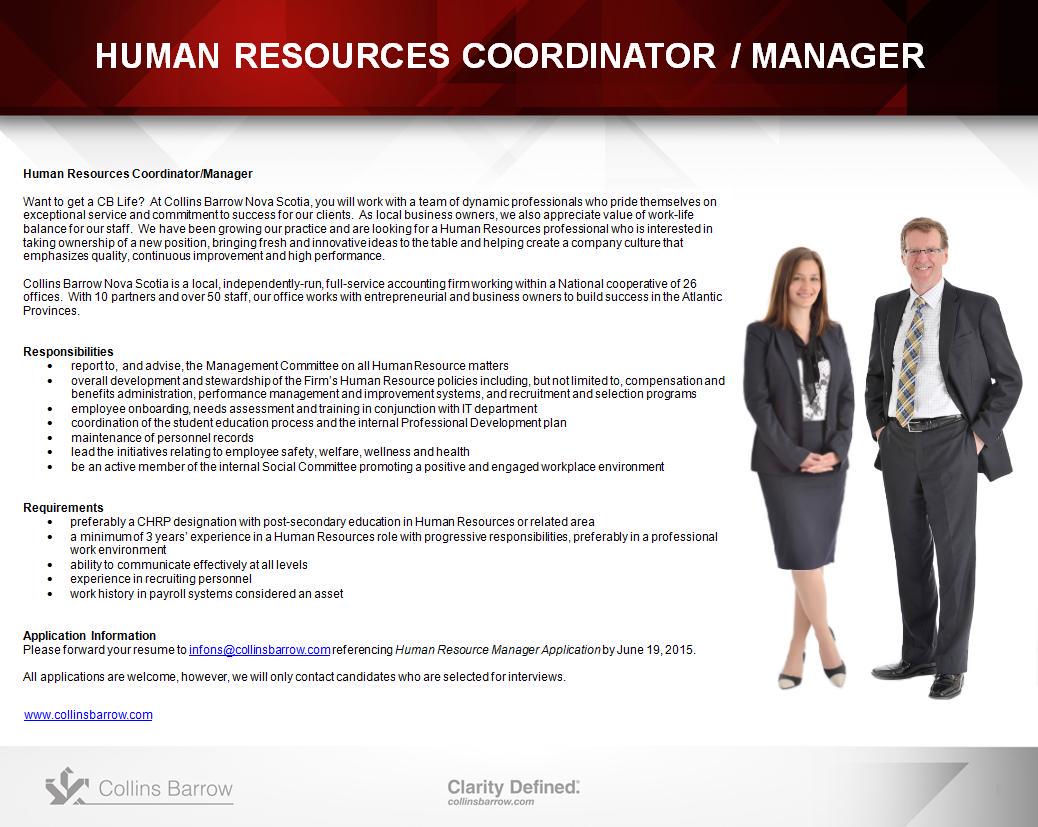 MBrownhfx's tweet photo. @CollinsBarrow Nova Scotia is hiring an HR professional! Get a #cblife today by visiting http://t.co/KUPivdiCkQ http://t.co/suG7SYbS5G