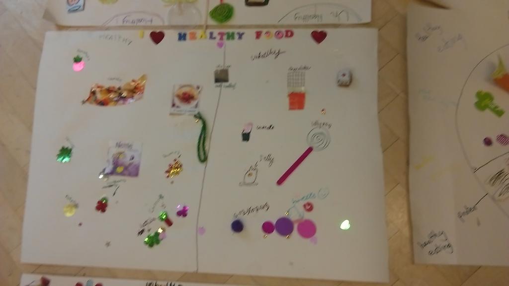 5thPutney's tweet photo. Made healthy eating collages tonight. What do you think? #healthyliving @girlguidingLSW @PutneyGuiding @dancegroovers http://t.co/kQIa2SN8tW