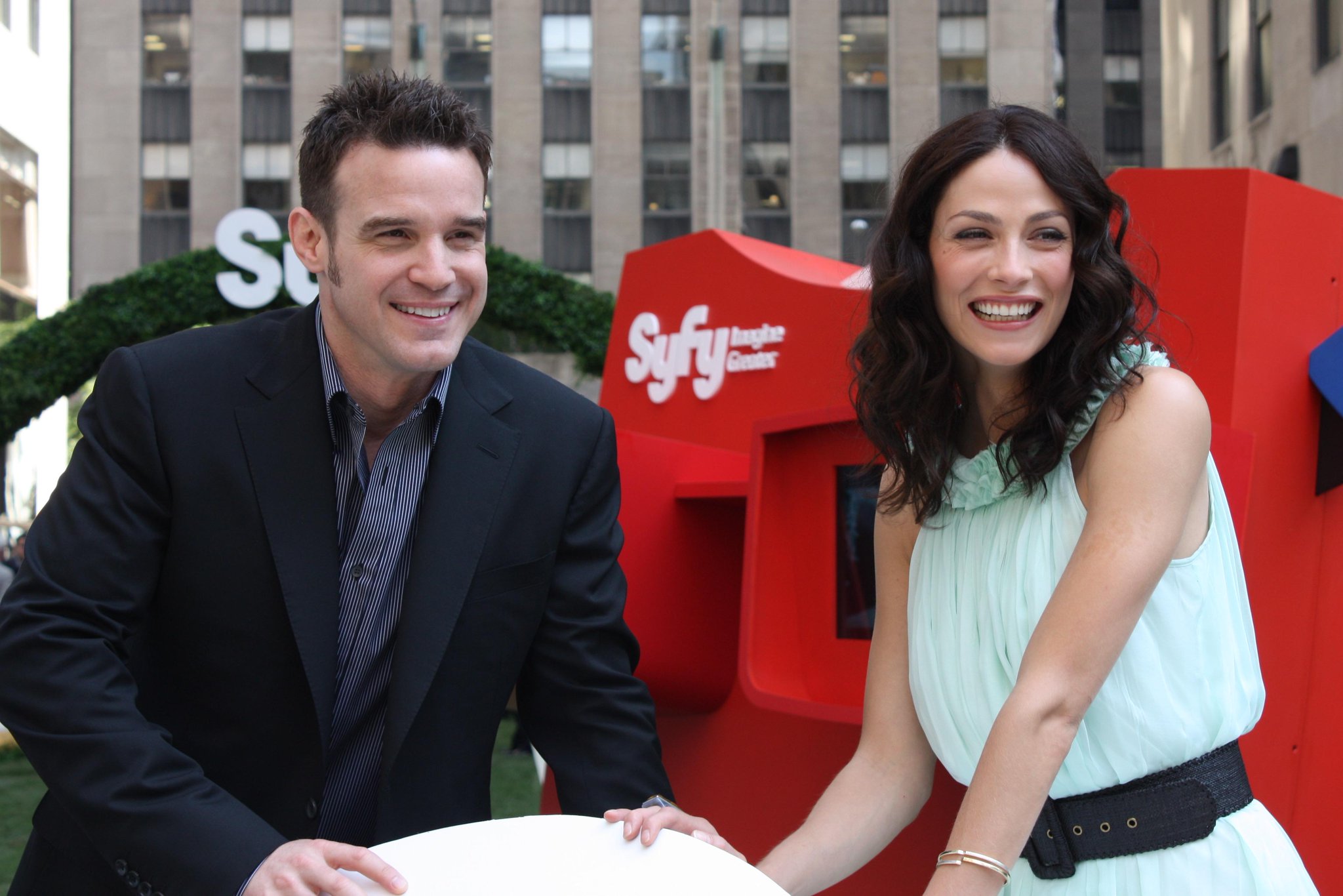 Eddie McClintock on Twitter "Memory Monday JoJo and me, NYC Upfronts